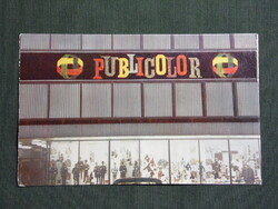 Kártyanaptár,VBKM,Elekroimpex,Budapest,Neon reklám tábla,áruház, 1970   (9)