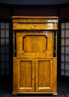 Intarziás biedermeier íróasztal szekreter írószekrény