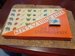 Retro képes számolójáték társasjáték hiánytalan szocreál kádár