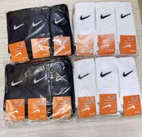 NIKE zokni,12 DARABOS CSOMAG NIKE félhosszú zokni ,36-46.,12 darabos csomag,100% PAMUT