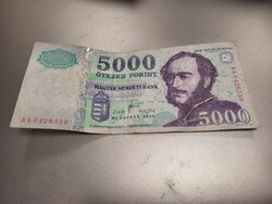 5000 Ft-os, 2008-as, BA jelű
