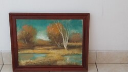 GÁDOR EMIL(1911-1998):Őszi táj-Galériás!!!!!