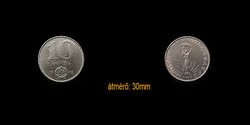 10 FORINT- NIKKELBŐL - 1972-BŐL (második sorozat!)