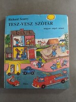 Richard Scarry - Tesz-Vesz szótár (Magyar-angol-német) 1986