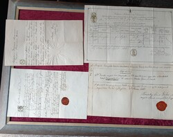 4 db(GYŰJTEMÉNYES) ÁLLAPOTÚ"EGYHÁZI -  KORDOKUMENTUM" Képek szerint!