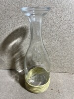 Régi francia üveg borkiöntő. 4073