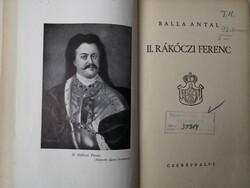 BALLA ANTAL - II. RÁKÓCZI FERENC - CSERÉPFALVI 1943