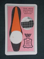 Kártyanaptár,Bonyhád,BONY KTSZ,cipőipari szövetkezet,1970   (9)