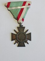 Tűzkereszt első fokozatú(kardos és koszorús) 1942 hadjárati évre,sebesülési pánttal,-R!