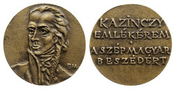 Borsos Miklós: Kazinczy emlékérem - A szép magyar beszédért