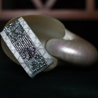 Cango & Rinaldi Swarovski  karkötő fehér ezüst