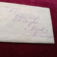 Érdekes levél +boríték/HAT csillagos Vízjellel  (képek + leírás szerint).