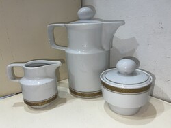 Régi kelet német porcelán teás készlet. 4136