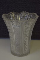 Metszett kristály váza A116