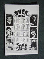 Kártyanaptár,Céllövölde,Külföldi zenész,énekes,Tom Jones,Adamo,, 1971   (9)