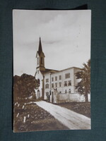 Képeslap,Kalocsa,zárda templom látkép,részlet,Árpád r. t. kiadás Kalocsa,1929-