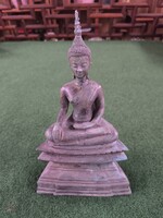 Régi, patinás Buddha szobor, Thai stílusú.