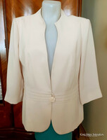 Vajszínű alkalmi blézer, kabátka. 42-es