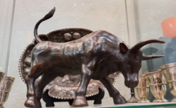 Bronz Bika Szobor