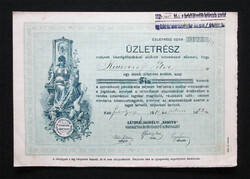 Hangya Szövetkezet üzletrész 10 korona 1915 - Sátoraljaújhely