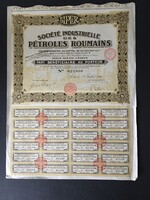 Román Kőolaj-Ipari Részvénytársaság Részvénye 1926.