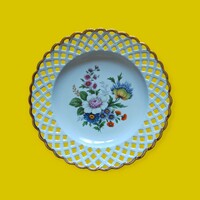 Cluj-Napoca porcelán áttört tányér