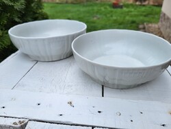 Zsolnay porcelán_antik_Hungária pogácsástál pár