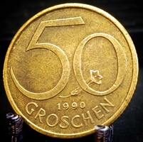Ausztria 50 groschen, 1990 C01D6