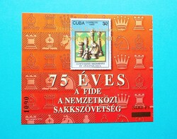 (Z) 1999. 75 éves a Nemzetközi Sakkszövetség (FIDE) emlékív