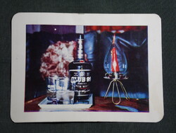 Kártyanaptár,CLUB 99 whisky,Szabadegyházi szeszipari vállalat,1972   (9)