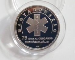 50 Forint 2023 PP Tükörveret 75 éves az Országos Mentőszolgálat,