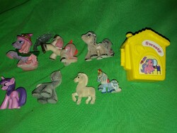 MINŐSÉGI FILLI ÉS MY LITTLE PONY 9 darabos játék figura csomag EGYBEN a képek szerint