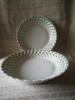 Francia /Limoges/ porcelán főzelékes  mély tányér