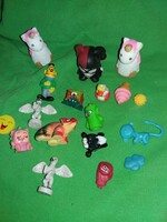 Retro minőségi 18 darabos GUMI játék figura csomag EGYBEN a képek szerint