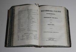 Nagy Iván: Magyarország családai czimerekkel és nemzékrendi táblákkal. 3-4. (C-G) 1858 (első kiadás)