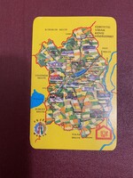 Kártyanaptár 1976. Boldog új évet kívánnak a Fejér megyei ÁFÉSZ-ek.Tájjellegű ételekkel várják Önt.