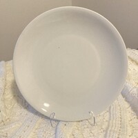 Alföldi porcelán - egyszerű, fehér lapos tányér, talán Saturnus