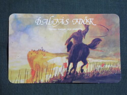Kártyanaptár,MOKÉP,mozi,Kecskemét animációs fesztivál,Daliás idők rajzfilm,1985   (9)
