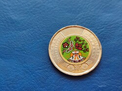 CANADA 2 DOLLARS / KANADA 2 $ DOLLÁR 2023 NEMZETI ŐSLAKOSOK NAPJA! UNC! BIMETÁL! SZÍNEZETT!