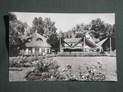 Képeslap,Miskolctapolca fürdő,barlangfürdő,Anna szálló,étterem látkép,részlet, 1969-