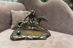 Ezüst Miniatűr Polo Játékos