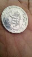 Horthy ezüst 5 pengő 1939 Verdefényes