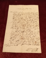 JOBBÁGYI levél a FÖLDESÚRNAK  1828. Magyarul. Ritkasági Fok? Képek + Leírás szerint.