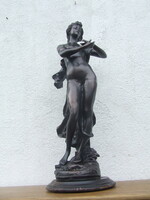 Ernest Rancoulet francia szobrász 1870-1915 bronz szobor