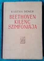 Bartha Dénes: Beethoven kilenc szimfóniája  > Komolyzene > Összefoglaló,tanulmány