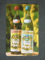 Kártyanaptár,Vermut,Helvécia állami gazdaság,Kecskemét piac,árucsarnok, 1986   (9)