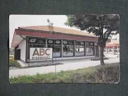 Kártyanaptár,Békéscsaba ÁFÉSZ,ABC áruház, 1986   (9)