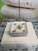Hollóházi Virágmintás Porcelán Tálak A143