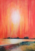 Bánrévi Róbert: Horizont - festmény