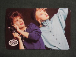 Kártyanaptár,Hódiköt ruházati vállalat,Hódmezővásárhely,női modell,1986   (9)